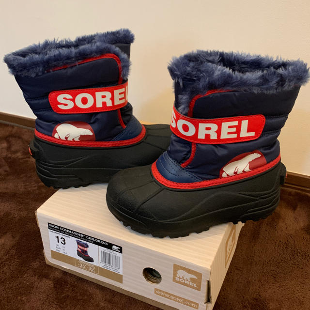 SOREL(ソレル)のソレル スノーブーツ キッズ 18cm キッズ/ベビー/マタニティのキッズ靴/シューズ(15cm~)(ブーツ)の商品写真