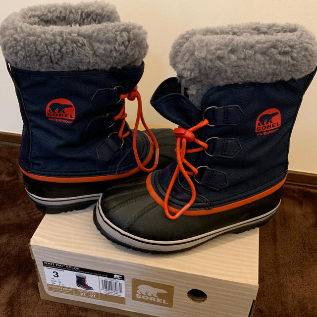 SOREL(ソレル)のソレル スノーブーツ キッズ 21cm キッズ/ベビー/マタニティのキッズ靴/シューズ(15cm~)(ブーツ)の商品写真