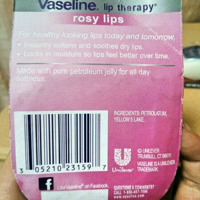 Vaseline(ヴァセリン)の【Vaseline】ヴァセリンリップバーム Original &Rosylips コスメ/美容のスキンケア/基礎化粧品(リップケア/リップクリーム)の商品写真