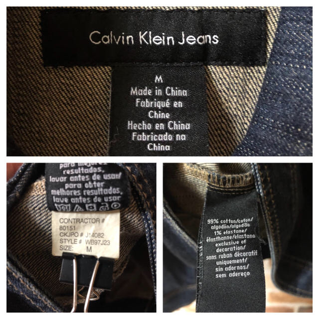 Calvin Klein(カルバンクライン)の［ Calvin Klein ］カルバンクライン Ｇジャン レディース  レディースのジャケット/アウター(Gジャン/デニムジャケット)の商品写真
