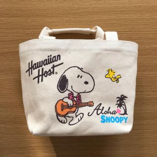 スヌーピー(SNOOPY)のSNOOPY ハワイ ミニトートバッグ(レッスンバッグ)