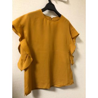 スピックアンドスパン(Spick & Span)の袖フリルブラウス♡(シャツ/ブラウス(半袖/袖なし))