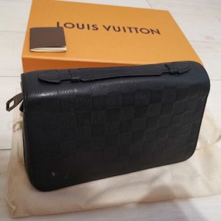 ルイヴィトン(LOUIS VUITTON)のルイ・ビトンダミエアンフィニXLトラベルケース確実正規品付属品有り(マネークリップ)