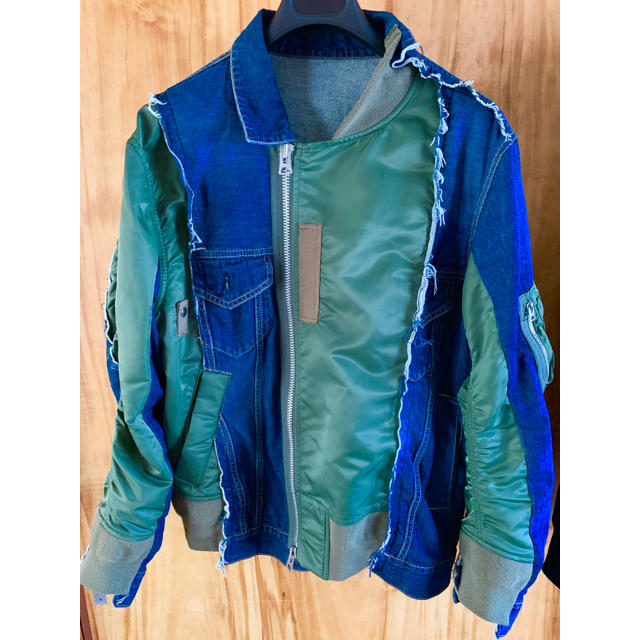 お見舞い sacai - ドッキングGジャン sacai 19SS Gジャン/デニム