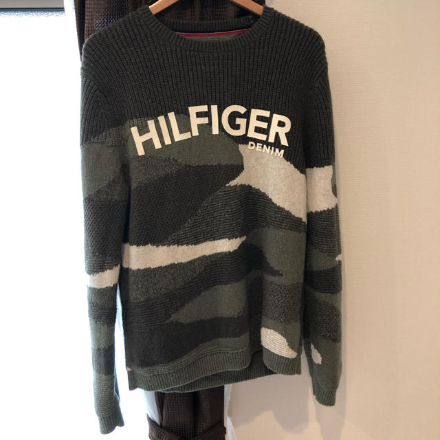 TOMMY HILFIGER(トミーヒルフィガー)のTOMMY FIGER ニット セーター カモ メンズのトップス(ニット/セーター)の商品写真