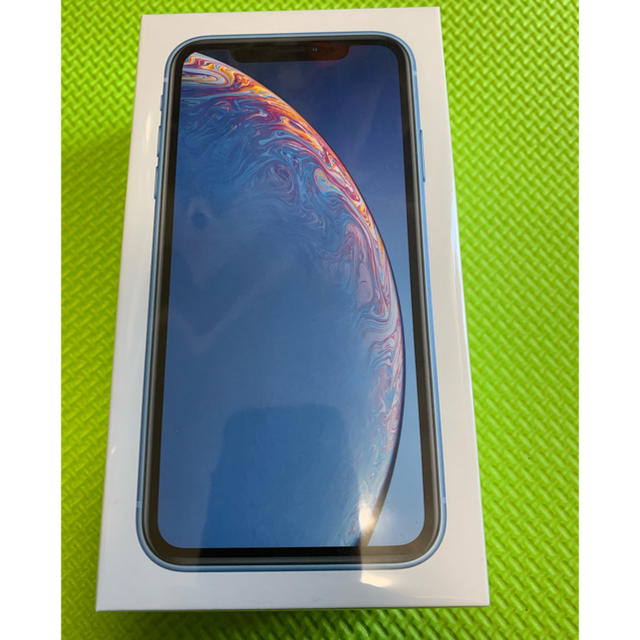 iPhone XR 64GB BLUE 新品未開封 simロック解除手続き済み