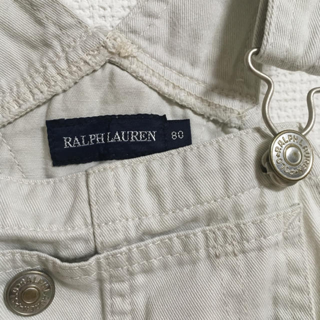 Ralph Lauren(ラルフローレン)のラルフローレン オーバーオール 80 ロンパース キッズ/ベビー/マタニティのベビー服(~85cm)(ロンパース)の商品写真