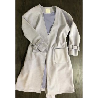 アンドクチュール(And Couture)のandcouture アンドクチュール ノーカラー トレンチコート(トレンチコート)