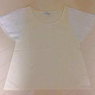 リネッタ(Linetta)のLinetta袖レースT(Tシャツ(半袖/袖なし))