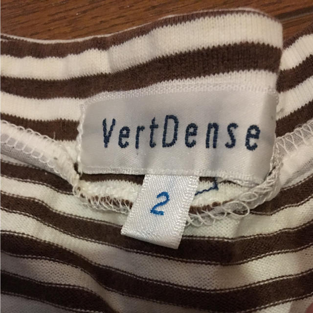 Vert Dense(ヴェールダンス)のVertDanse★ボーダーカットソー M レディースのトップス(Tシャツ(半袖/袖なし))の商品写真