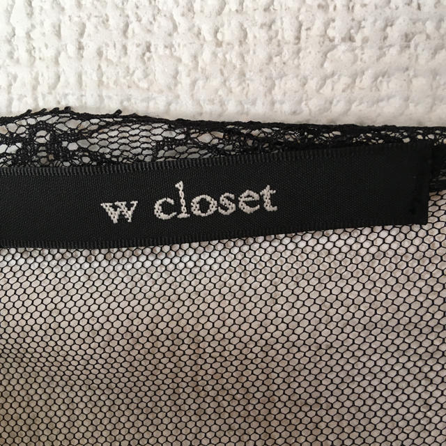 w closet(ダブルクローゼット)のw closet  レースワンピース レディースのワンピース(ロングワンピース/マキシワンピース)の商品写真