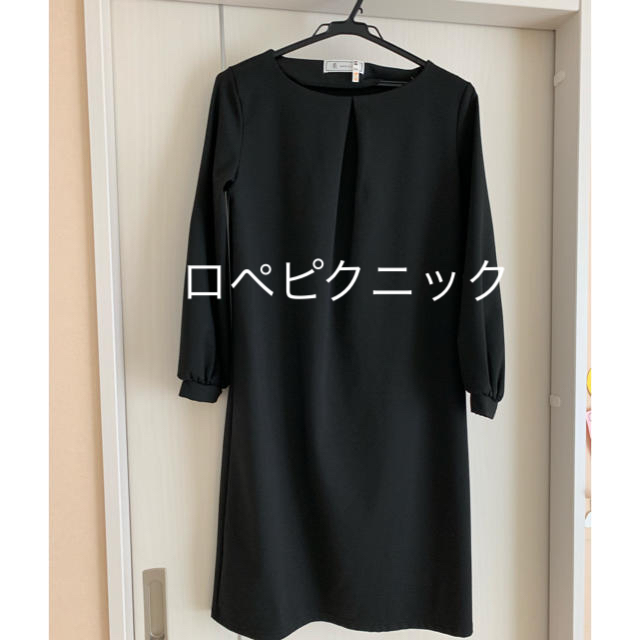 ロペピクニック ワンピース 法事 フォーマル 礼服 法要 黒 ブラック レディースのフォーマル/ドレス(礼服/喪服)の商品写真