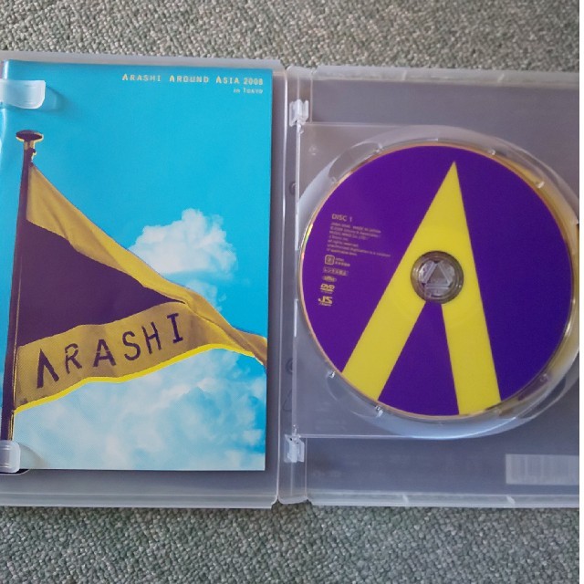 嵐(アラシ)のARASHI AROUND ASIA 2008 in TOKYO 嵐 DVD エンタメ/ホビーのDVD/ブルーレイ(ミュージック)の商品写真