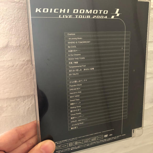 KinKi Kids(キンキキッズ)のKOICHI DOMOTO LIVE DVD 2004 1/2  エンタメ/ホビーのDVD/ブルーレイ(ミュージック)の商品写真