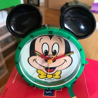 ディズニー(Disney)の【レトロ】ミッキーマウス 目覚まし時計(置時計)