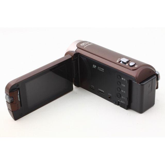 【美品・付属品完備】パナソニック HDビデオカメラ W585M ブラウン 2