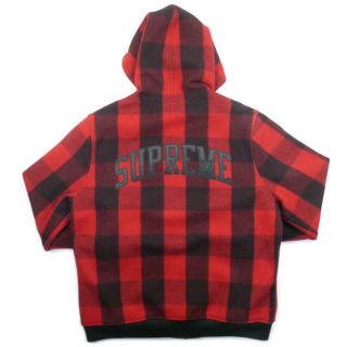 シュプリーム(Supreme)の正規品Supreme Hooded Wool Bomber red M(ブルゾン)