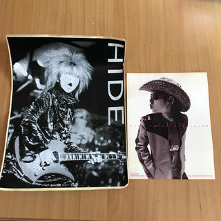 hide ステッカー2枚組(ミュージシャン)