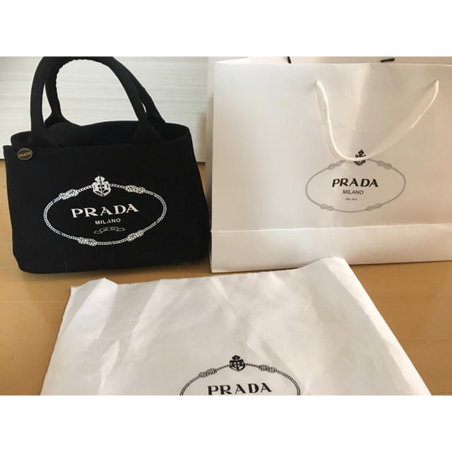 PRADA プラダ バッグ カナパ キャンバス 2WAYショルダーバッグ