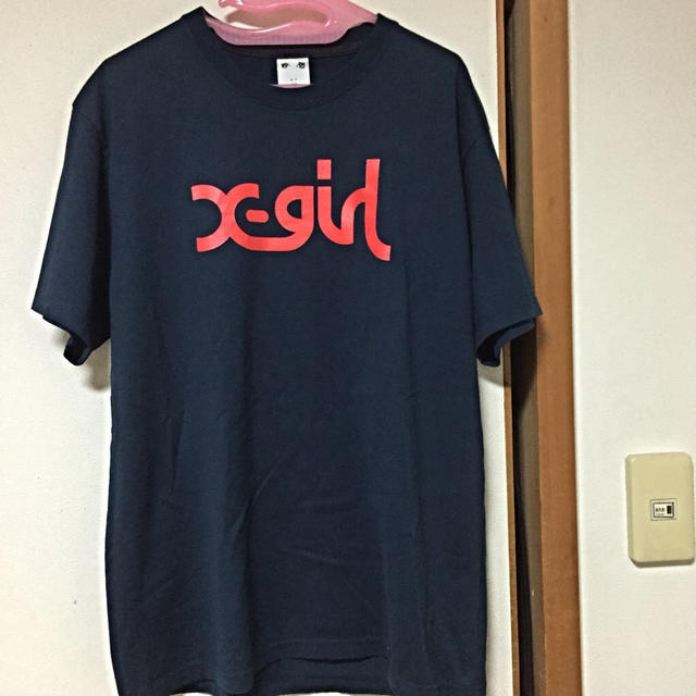X-girl(エックスガール)のX-girlxGIRLスケートボードロゴ レディースのトップス(Tシャツ(半袖/袖なし))の商品写真