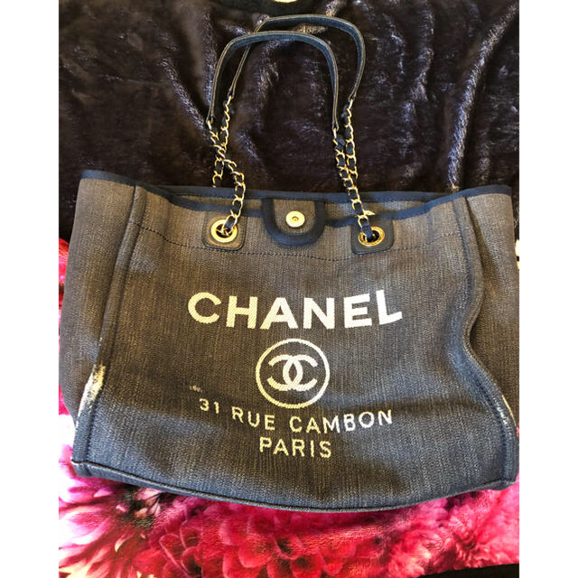 CHANEL ドーヴィル トートバッグ