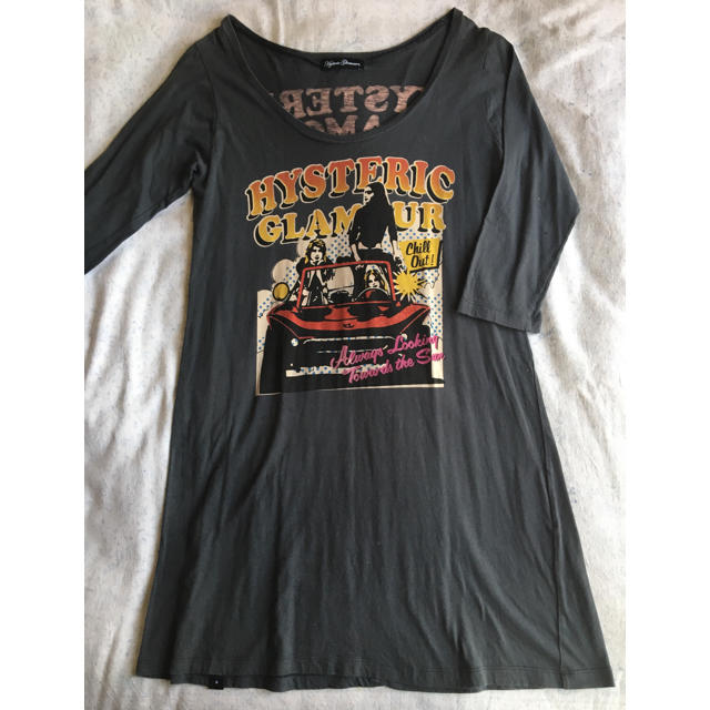 HYSTERIC GLAMOUR/ヒスガールロングTシャツワンピース