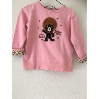 ダブルビー(DOUBLE.B)のミキハウス☆ダブルビー☆薄生地トレーナー☆春色♡120cm(Tシャツ/カットソー)