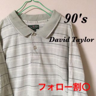 アメリカ直輸入古着★90s David&Taylor ポロシャツ(ポロシャツ)