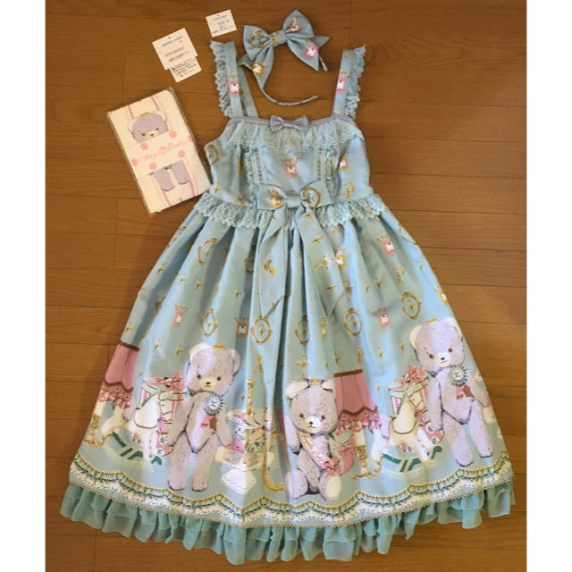 Angelic Pretty - angelic pretty charlotte’s bear JSK 3点の通販 by pricessxj