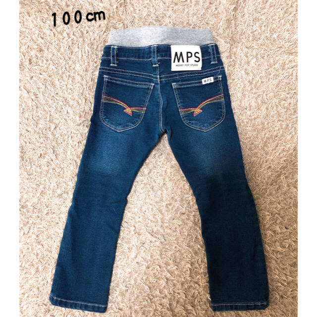 MPS(エムピーエス)のMPSデニムパンツ〔100㎝〕 キッズ/ベビー/マタニティのキッズ服男の子用(90cm~)(パンツ/スパッツ)の商品写真