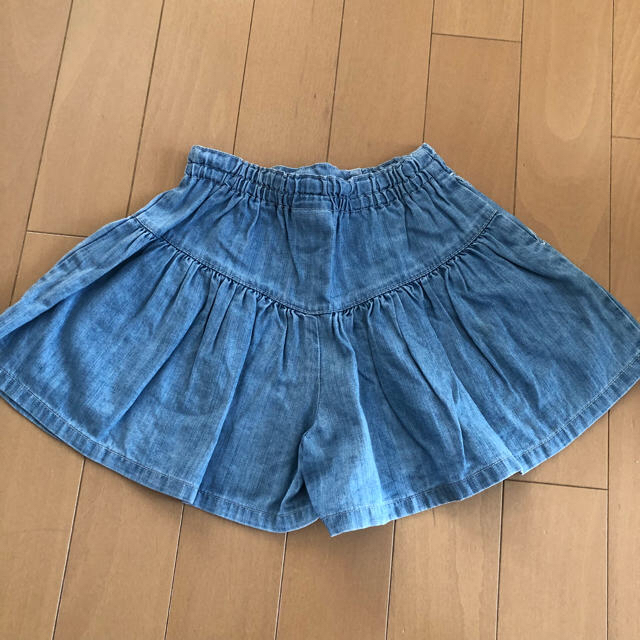 KP(ニットプランナー)のKP デニムキュロット 100cm キッズ/ベビー/マタニティのキッズ服女の子用(90cm~)(パンツ/スパッツ)の商品写真