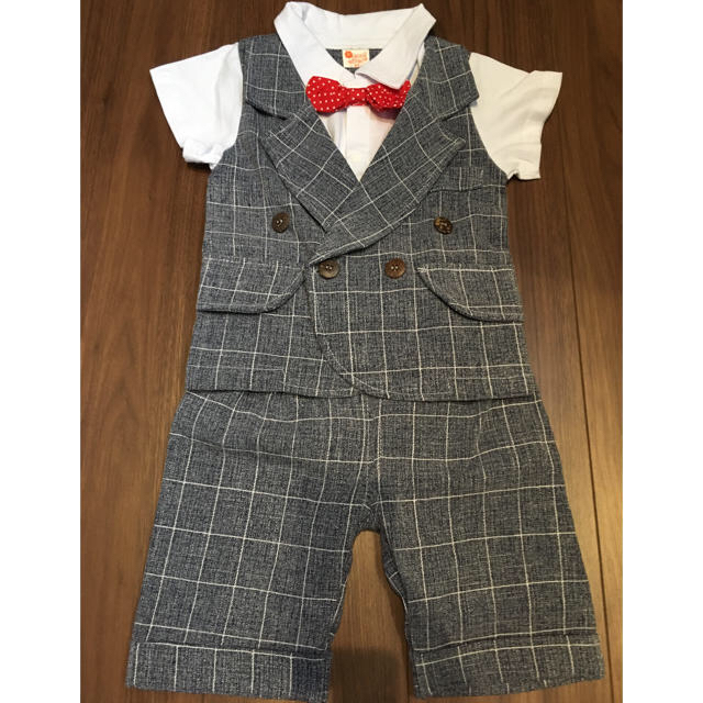 子供 フォーマルスーツ キッズ/ベビー/マタニティのキッズ服男の子用(90cm~)(ドレス/フォーマル)の商品写真