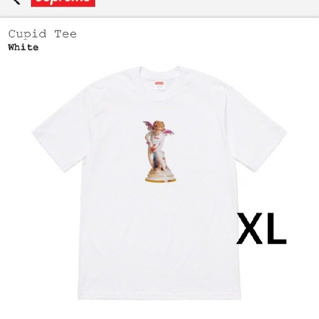 Supreme(シュプリーム)のSupreme Cupid 白 XL メンズのトップス(Tシャツ/カットソー(半袖/袖なし))の商品写真