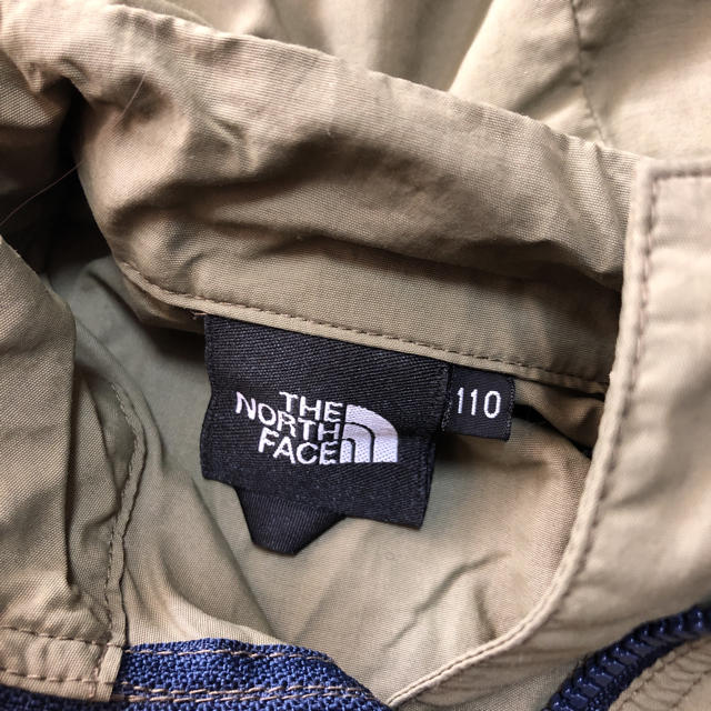 THE NORTH FACE(ザノースフェイス)のTHE NORTHFACE ノースフェイス ナイロンブルゾン 110 キッズ/ベビー/マタニティのキッズ服男の子用(90cm~)(ジャケット/上着)の商品写真