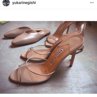 マノロブラニク(MANOLO BLAHNIK)のマノロブラニク ミュール ロンハーマン別注 ATSUTA 期間限定値下げ(ハイヒール/パンプス)