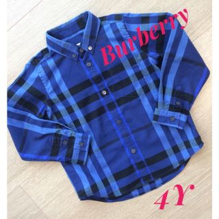 バーバリー(BURBERRY)の専用 ☆Burberry チェックシャツ 4Y☆(ブラウス)