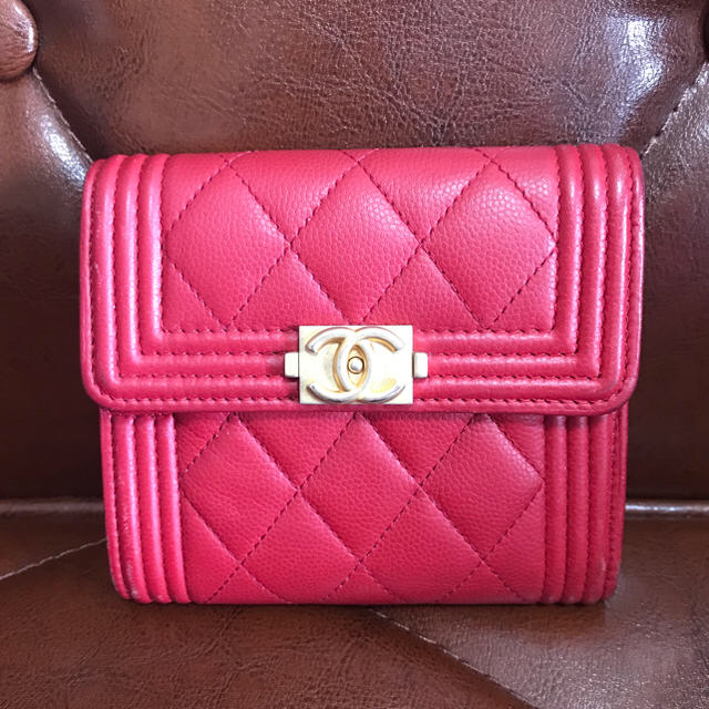 CHANEL♡ボーイシャネル 三つ折り財布 美品