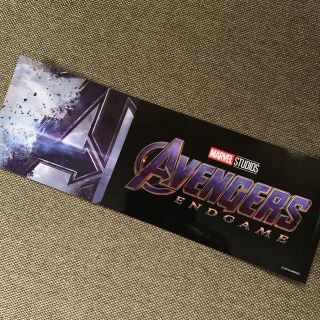 マーベル(MARVEL)のアベンジャーズ エンドゲーム 非売品ステッカー(アメコミ)