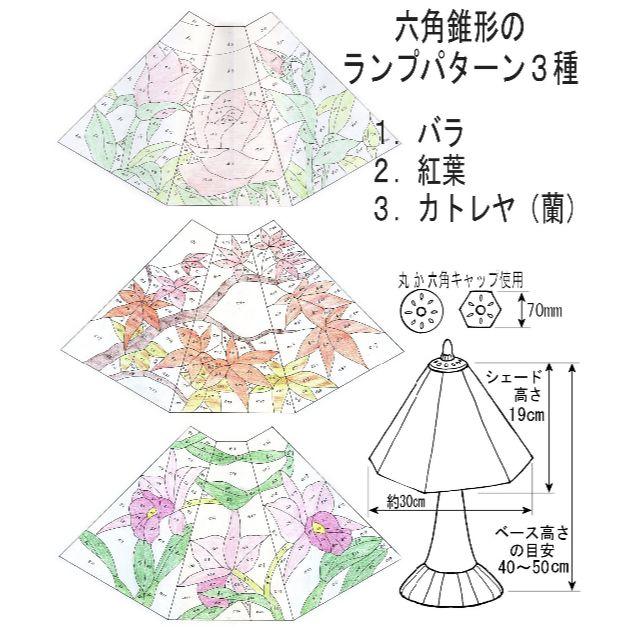 ステンドグラス・パターン集 割安２セットまとめ買い ハンドメイドの素材/材料(型紙/パターン)の商品写真