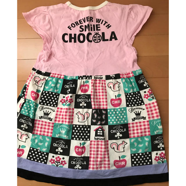 Chocola(ショコラ)のchocola ワンピース 130cm キッズ/ベビー/マタニティのキッズ服女の子用(90cm~)(ワンピース)の商品写真