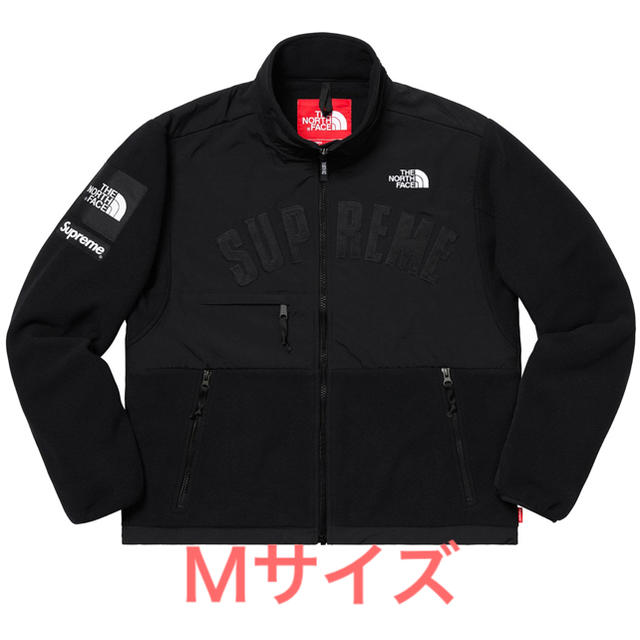 M 黒 supreme the north face Arc Logo フリース