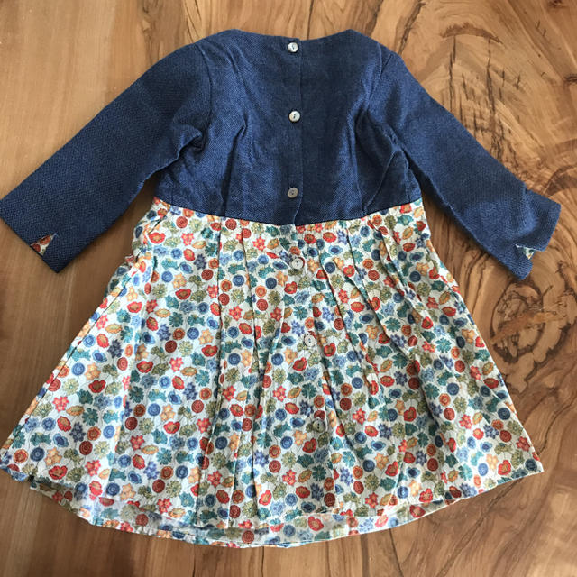 Bonpoint(ボンポワン)のJe suisen CP 切り替えワンピース リバティ キッズ/ベビー/マタニティのベビー服(~85cm)(ワンピース)の商品写真