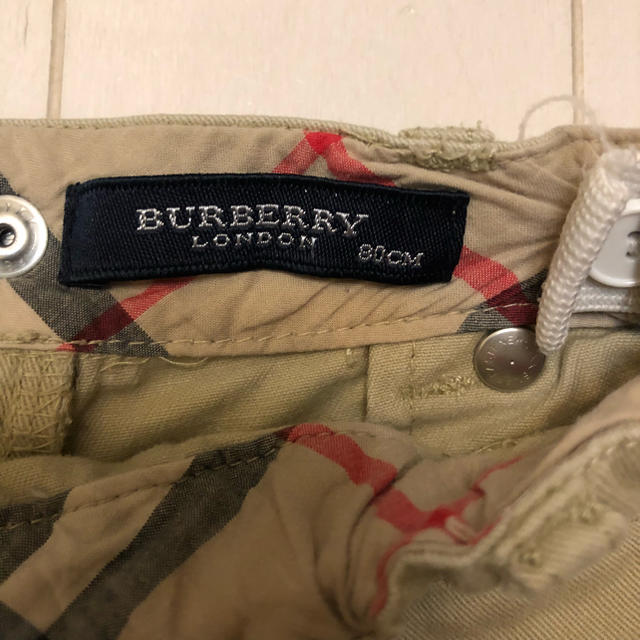 BURBERRY(バーバリー)のBurberry バーバリーパンツ サイズ80 キッズ/ベビー/マタニティのベビー服(~85cm)(パンツ)の商品写真