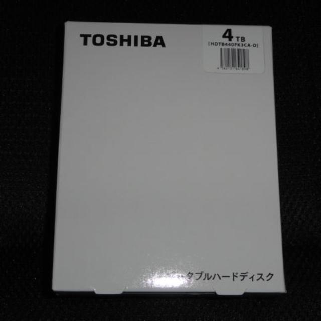 東芝(トウシバ)の自転車サーバー様専用 東芝 TOSHIBA ポータブルHDD 4TB スマホ/家電/カメラのPC/タブレット(PC周辺機器)の商品写真