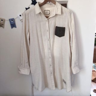 シマムラ(しまむら)のしまむら×Harris Tweed シャツワンピ(ひざ丈ワンピース)