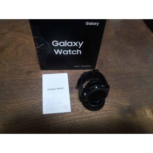 SAMSUNG(サムスン)のGalaxy Watch SM-R810NZKAXJP [ミッドナイトブラック] スマホ/家電/カメラのスマホアクセサリー(その他)の商品写真