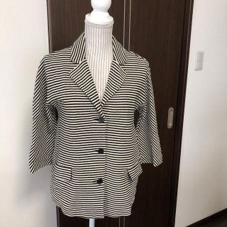 マックスマーラ(Max Mara)の美品マックスマーラボーダージャケット☆(テーラードジャケット)