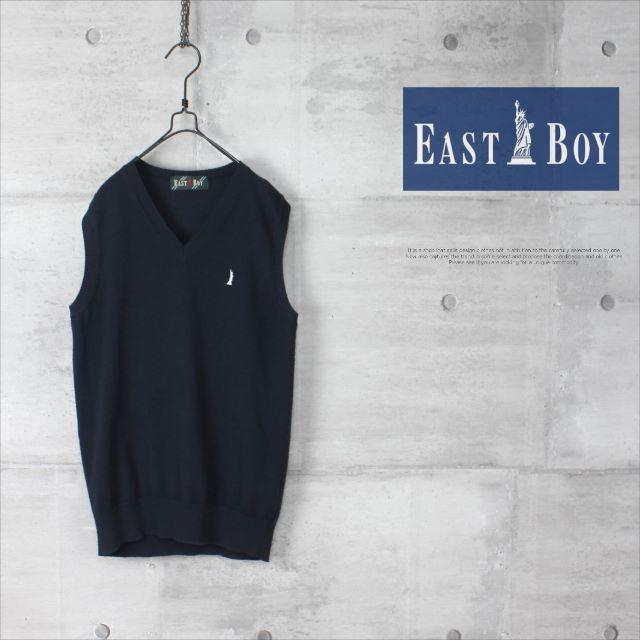 EASTBOY(イーストボーイ)の古着 EAST BOY イースト ボーイ コットン ニットベスト メンズのトップス(ベスト)の商品写真