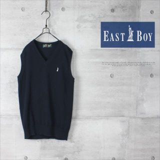 イーストボーイ(EASTBOY)の古着 EAST BOY イースト ボーイ コットン ニットベスト(ベスト)