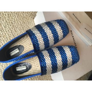 バレンシアガ(Balenciaga)の未使用BALENCIAGA フラットシューズ エスパドリーユ サンダル(スリッポン/モカシン)